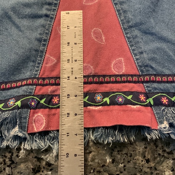 ✋B.U.M Equipment Vintage Girls Skirt 6 6X Rodeo Western - Picture 11 of 11